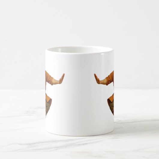 Kung-Fu-Mönch Kaffeetasse (Mittel)