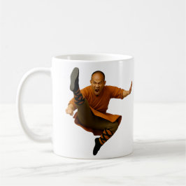 Kung-Fu-Mönch Kaffeetasse