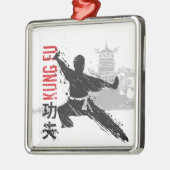 Kung Fu Ornament Aus Metall (Links)