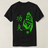 Kung Fu Palm Strike Green Featherscale T-Shirt (Design vorne)