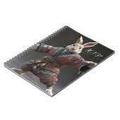 Kung Fu Rabbit Notizblock (Linke Seite)