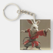 Kung Fu Rabbit Schlüsselanhänger (Vorderseite)