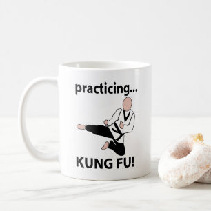Kung Fu Schwarzgurtel Martial Arts Kaffeetasse