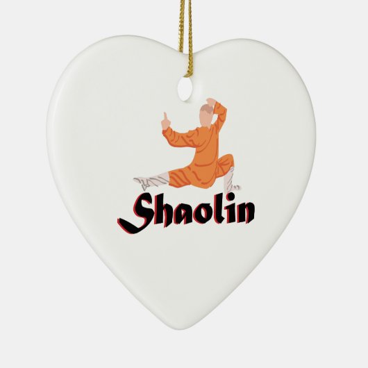 Kung Fu Shaolin Keramik Ornament (Rechts)