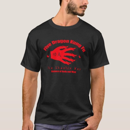 Kung Fu Shaolin T-Shirt (Vorderseite)