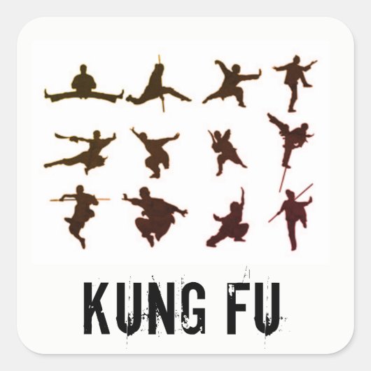 KUNG FU STICKER (Vorderseite)
