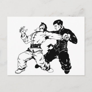 KUNG FU SWEEP POSTKARTE