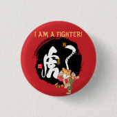 Kung Fu Tiger Bravery Course Symbol Button (Vorderseite)