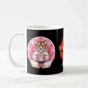Kung Fu Tiger Kampfsport Kickboxen Taekwondo Kaffeetasse