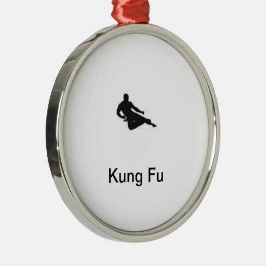 Kung Fu Verzierung Silbernes Ornament (Rechts)