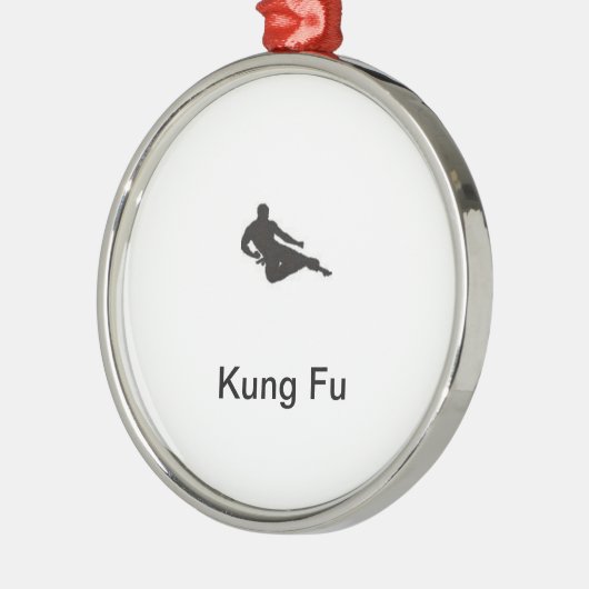 Kung Fu Verzierung Silbernes Ornament (Links)
