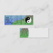 Kung Fu Visitenkarte (Vorne/Hinten)