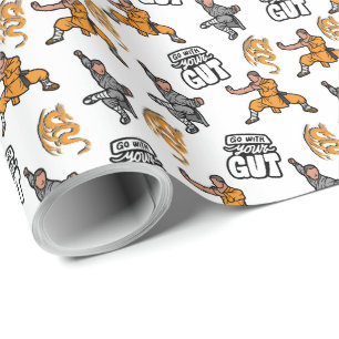 Kung Fu Wrapping Paper Geschenkpapier