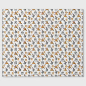 Kung Fu Wrapping Paper Geschenkpapier (Flach)