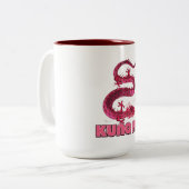 Kung Fu Zweifarbige Tasse (Vorderseite Links)