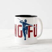 Kung Fu Zweifarbige Tasse (VorderseiteRechts)