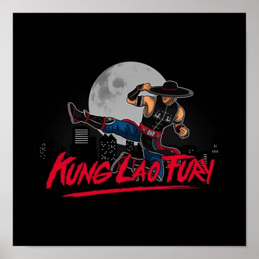 Kung Lao Fury Poster (Vorne)