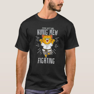 Kung Mew Fighting Kung Fu Kätzchen Kampf Katze Kar T-Shirt