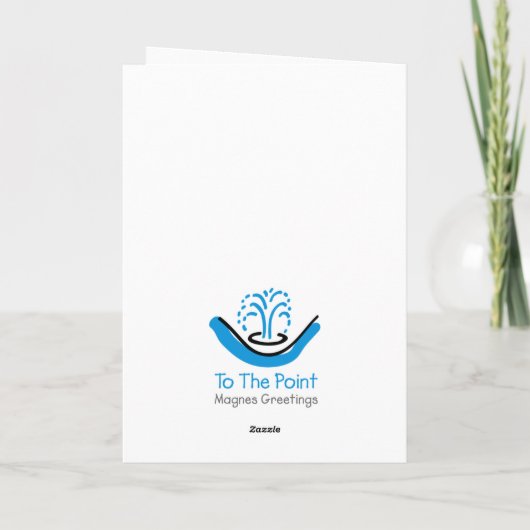 Kung Pooh Panda Funny Geburtstag Karte (Rückseite)