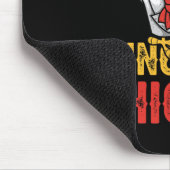 Kung Pow Chicken Funny Karate Chicken Ninja A Warr Mousepad (Ecke)