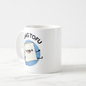 Kung Tofu Funny Kungfu Tofu Pun Kaffeetasse (Vorderseite Links)