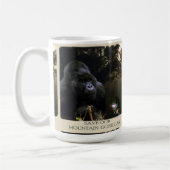 Kunga Mountain Gorilla Tasse für Wildtiere (Links)