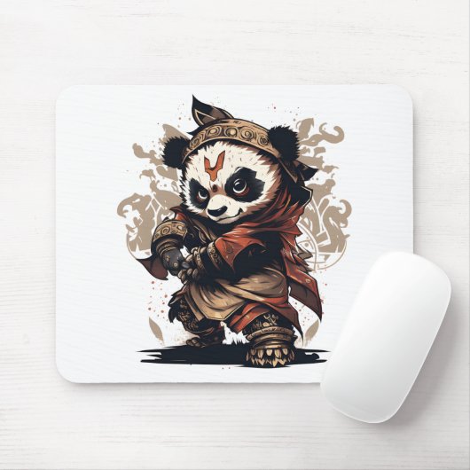 Kungfu cool Panda Mousepad (Mit Mouse)