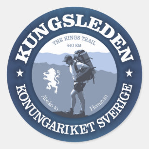 Kungsleden Runder Aufkleber