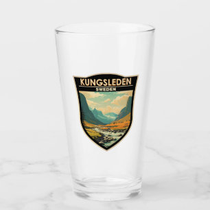 Kungsleden Schweden Reisen Kunst Vintag Glas