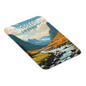 Kungsleden Schweden Reisen Kunst Vintag Magnet (Rechte Seite)