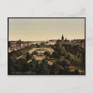 Kungstradgarden, Stockholm, Schweden klassisches P Postkarte