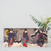 Kuniyoshi Drei Frauen Einladungen (Stehend Vorderseite)