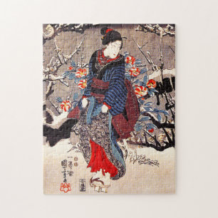 Kuniyoshi drei Frauen-Puzzlespiel Puzzle