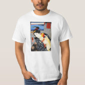 Kuniyoshi Frau mit einem Katzen-T - Shirt (Vorderseite)