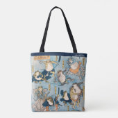 Kuniyoshi Frösche – Japanische Ukiyo-e – Benutzerd Tasche (Rückseite)