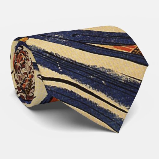 Kuniyoshi - Hanagami Danjo no jo Attack Krawatte (Gerollt)