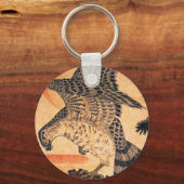 Kuniyoshi Hawk Key Chain Schlüsselanhänger (Vorderseite)