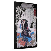 Kuniyoshi ronin puzzle Mase Chudayu Masaaki Klemmbrett (Rechts)