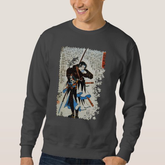 Kuniyoshi ronin puzzle Yato Yomoshichi Norikane Sweatshirt (Vorderseite)