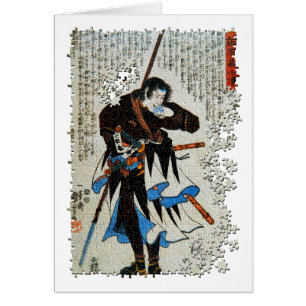 Kuniyoshi ronin Puzzlespiel Yato Yomoshichi