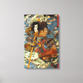 Kuniyoshi Samurai Canvas Print Leinwanddruck (Vorderseite)
