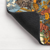 Kuniyoshi Samurai-Mausunterlage Mousepad (Ecke)