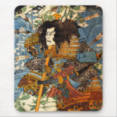 Kuniyoshi Samurai-Mausunterlage Mousepad (Vorne)