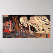 Kuniyoshi Skeleton Poster (Vorne)