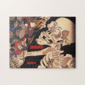 Kuniyoshi Skelett-Puzzlespiel Puzzle (Horizontal)