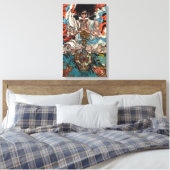 Kuniyoshi The Warrior asian samurai Reitschlange Leinwanddruck (Insitu (Schlafzimmer))