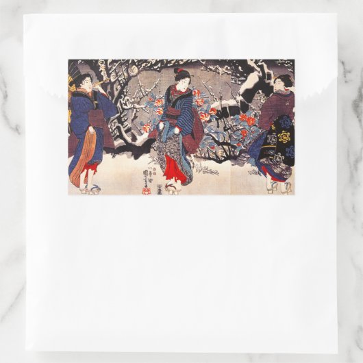 Kuniyoshi Three Women Stickers (Tasche)