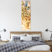 Kuniyoshi Tiger Canvas Print Leinwanddruck (Insitu (Schlafzimmer))