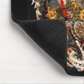 Kuniyoshi UTAGAWA, 『 宮本武蔵の山鮫退治 』 Mousepad (Ecke)