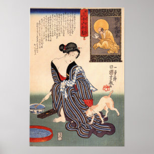 Kuniyoshi Utagawa, Frauen 21 , 1814 - Utagawa Poster